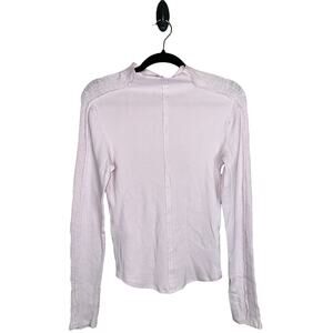 We The Free 'Bolero' Light Purple Long Sleeve Ribbed Turtle Neck Blouse Size S